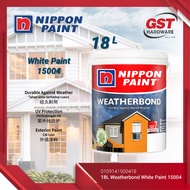 Nippon Paint 18L Weatherbond White Paint 15004