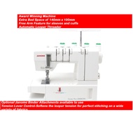 (1to1Training by Us)Janome Coverpro 2000cpx Coverstitch Machine with big bed space 14x10cm and Tension Lever Control