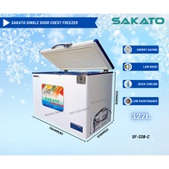 SAKATO Single Door Chest Freezer [DELIVERY - KLANG VALLEY] - 327L