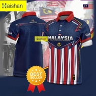 BAJU MERDEKA 68 T-SHIRT MALAYSIA SUBLIMATION - COLLAR Merdeka 68 baju t shirt merdeka