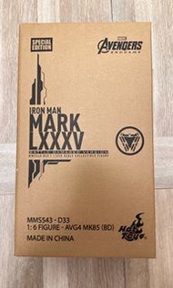 全新啡盒 Hottoys MMS543D33B IRON MAN LXXXV MK85 BATTLE DAMAGED VER with special edition bonus part