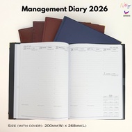 2026 Management Diary PVC Hard Skin Business Design Journal Diary Diary Diary Calendar / 2026 M