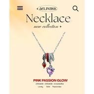 Aelin.bkk Stainless Steel Necklace Silver Heart Pendant Simple And Elegant Design