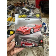 HOTWHEELS FERRARI F50 TIMELESS ICON (ada sticker)