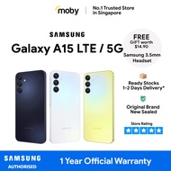 Samsung Galaxy A15 LTE / 5G 128GB | 1 Year Official Warranty Samsung Singapore | A Series 2024