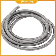 1m 6AN Fuel Line Hose AN6 5/16" Stainless Steel Braided Fuel Hose CPE Oil Gas Cooler Hose SHOPCYC511