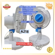 A218 9 inch Table Fan H86 Mitsuyama PORTABLE Desk Fan Sitting 9" SNI Original table in 2 speeds 180 