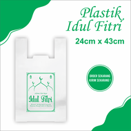 (Isi 25pcs) Size 28x48  Plastik Idul FItri Plastik Lebaran Kantong Bingkisan Lebaran Kantong Plastik
