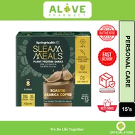 [ALIVE PHARMACY] SPRINGHEALTH SleamMeals Arabica Coffee Plant Protein Shake 15’s| Shake Protein Bera
