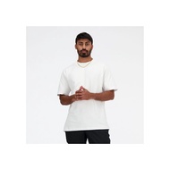 New Balance Mens Athletics Cotton T-Shirt - White