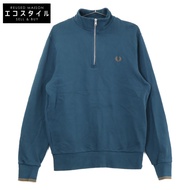 Fred Perry [國內授權經銷商] M3574 半拉鍊衛衣，M 碼 [二手]