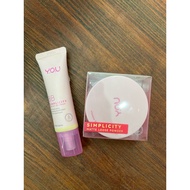 Y.O.U YOU simplicity BB cream, glow cushion & lose powder