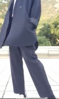 Monki 寶藍色西褲，穿過1次，沒有任何破爛和污漬。注意：可以先入數之後順豐到付