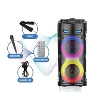 SING-E ZQS4239S 4x2 Inches High Quality Super Strong Bass 16W1800mAh RGB Karaoke Portable Multifunct