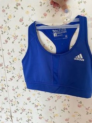 （二手）Adidas運動內衣/藍色