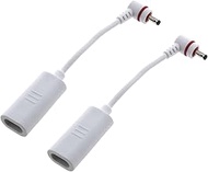 Maxmoral 2PCS USB-C to Round Plug Adapter Solar Panel for Surveillance Cameras 4.45 x 0.71 inches Ty