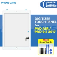 COMPATIBLE FOR PAD AIR PAD 5 A1474 A1475 A1822 A1823 TOUCH SCREEN DIGITIZER REPLACEMENT PART