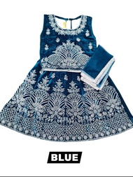 (Ready stock) Kids Lehenga 💥🥵 Kids Girls Velvet Lehenga Choli Set with Dupatta | Indian Traditional