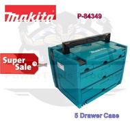 MAKITA 5 DRAWER STORAGE BOX/ STORAGE CASE P-84349