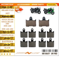 KAWASAKI CONCOURS GTR 1400 ABS ZX14R BRAKE PADS SET STREET BIKE TOP QUALITY