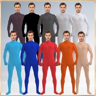 Role playing costumes Men's Bodysuit Half-Pack Bodysuit zentai Solid Color Bodysuit Dance Costume St