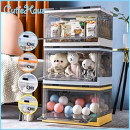 Cutiehaus Folding Storage Box With Wheels Cloakroom Living Room Sundries Sorting Box 42cm x 29.5cm x