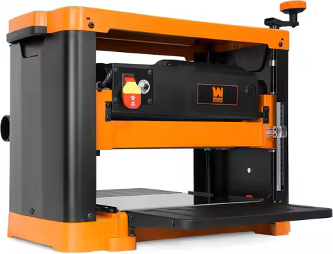 15-Amp 12.5-Inch Two-Blade Benchtop Thickness Planer , Black, hand planer woodworking ，woodworking t