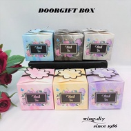 10PCS/ PACK | COLOURFUL DOORGIFT BOX / WEDDING GIFT BOX / GOODIES BOX / KOTAK TELUR / KOTAK KAHWIN K