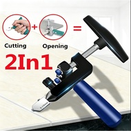Manual Tile Mirrors Cutter Multi-Functional Glass Cutter Set Ceramic Tile Opener Easy Glass Tile Cut