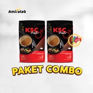 PAKET HEMAT 2 POUCH (FREE THUMBLER) KING SECRET COFFEE Minuman Herbal Kopi Pria Kesehatan Alami Trad
