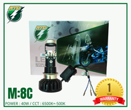 RAYTON RTD M8C LED MOTORCYCLE HEADLIGHTS PROJECTOR LENS LASER LED