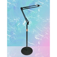 New Bracket Shelf Clip Condenser Microphone Microphone Influencer Metal Disc Floor Tabletop Cantilev