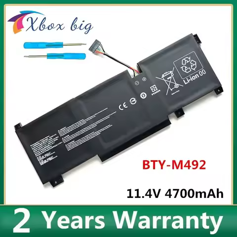 BTY-M492 Laptop Battery For MSI Pulse GL66 11UDK-255VN 11UEK-016AU 11UCK-200XPL GL76 Katana GF66 GF7