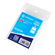 {1 Pack 100pcs } +Henwei Card Sleeves 64.5 x 89mm Trading Card Protector – Clear Durable Sleeve