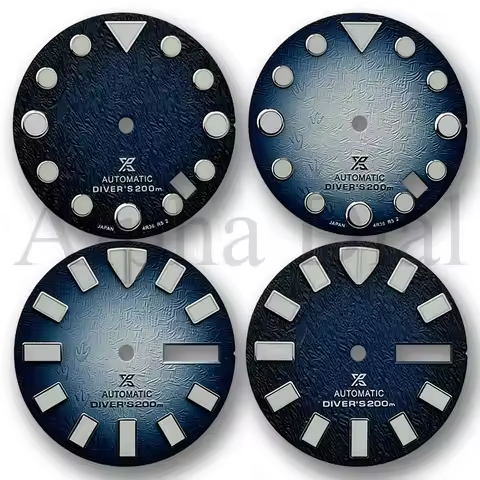 28.5mm Sterile Watch Dial for Seiko Prospex Sea NH35/36/4R Automatic Movement Save the Ocean Special