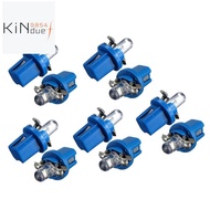 10Pcs LED Bulb Meter Dash B8-5D T5 Lamp with Holder Blue Tuning Auto Car Light
