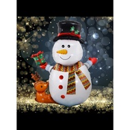49 inches Merry Christmas theme 3D Snowman party decorations aluminum foil balloon