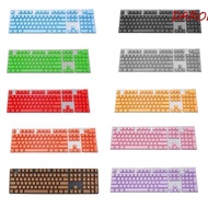 DARON Keyboard Keycap Keyboard Replacement 104Pcs Mechanical Keyboard 104/108 980k Colorful Blank Ke