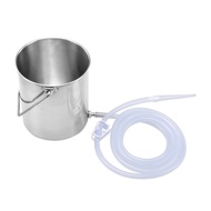 Enema Accessories Enema Irrigation Straight  Replaceable Coffee Stainless Steel Enema Bucket Enema B