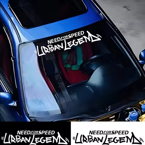 1PC NEED FOR SPEED Car Front Windshield Stickers Waterproof Auto Window Vinyl Decals Self-adhesive V