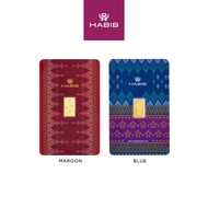 TT4 HABIB 1g 999.9 Gold Bar (Songket) - Manufactured By LBMA Goods Delivery Refiner