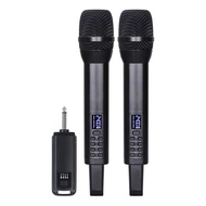 Karaoke Wireless Microphone Receiver Audio Singing Performance Treble Bass 2.4G Wireless Handheld Mi