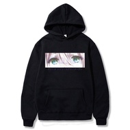 Japanese Anime Violet Evergarden Eyes Hoodies Men Streetwear Harajuku Long Sleeves Sweatshirt