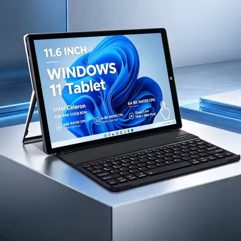 11.6 INCH WINDOWS 11 Tablet PC 16GB RAM 512GB ROM 64 Bit N4100 PAD1162 Quad Core 1920 x 1080 Pixel T