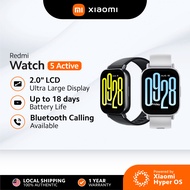 Redmi Watch 5 Active | Ultra-Large LCD Display | Bluetooth Phone Call | 18 Days Battery | 5ATM Water