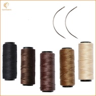 [KAN] 1 Pcs Weaving Threads With 2 Pcs C Shaped Needles Hair Salon Supplies Crochet Hook Needle Wig 