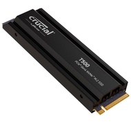 Crucial T500 1TB Gen4 NVMe M.2 Gaming SSD with Heat Sink up to 7,300MB/s PS5 Compatible + 1mo Adobe