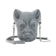 香港Adamo 3D Bag史納沙單肩包斜挎包女時尚百搭可愛雪納瑞動物包