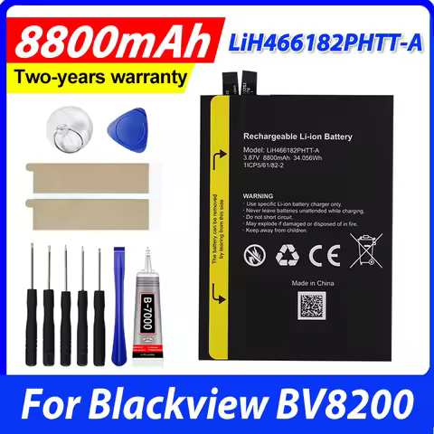 For Blackview Oscal Spider 8 TAB 30 KIDS TAB 10 SHARK 9 BV8200 BV7300 BV6200 PLUS Bateria With Tools