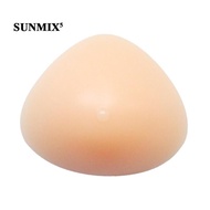 [ Silicone Breast Form Chest Form Washable Chest Prosthesis Reusable Triangular Chest Enhance Mastectomy Concave Bra Pad